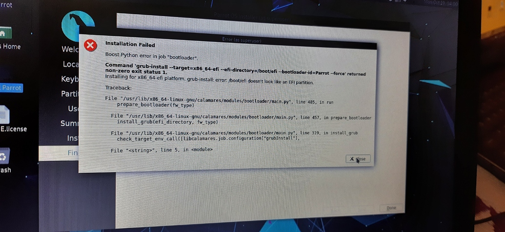 parrot os installation parrot os installation