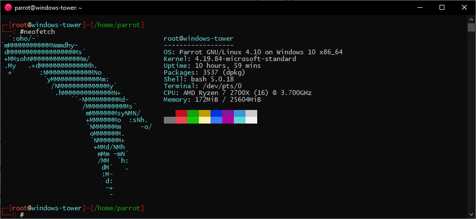 parrot os ddos tools