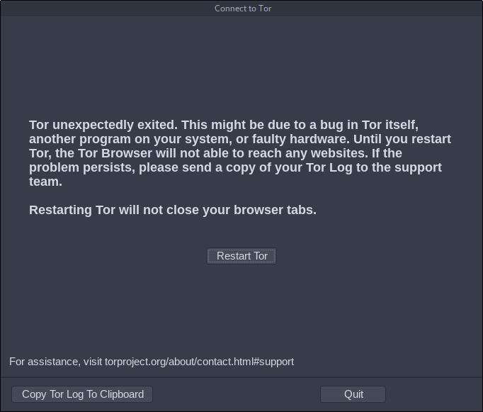 tor browser not launching hidra